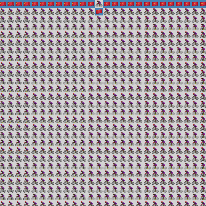 Elementary Cellular Emoji Automata #4 static token preview