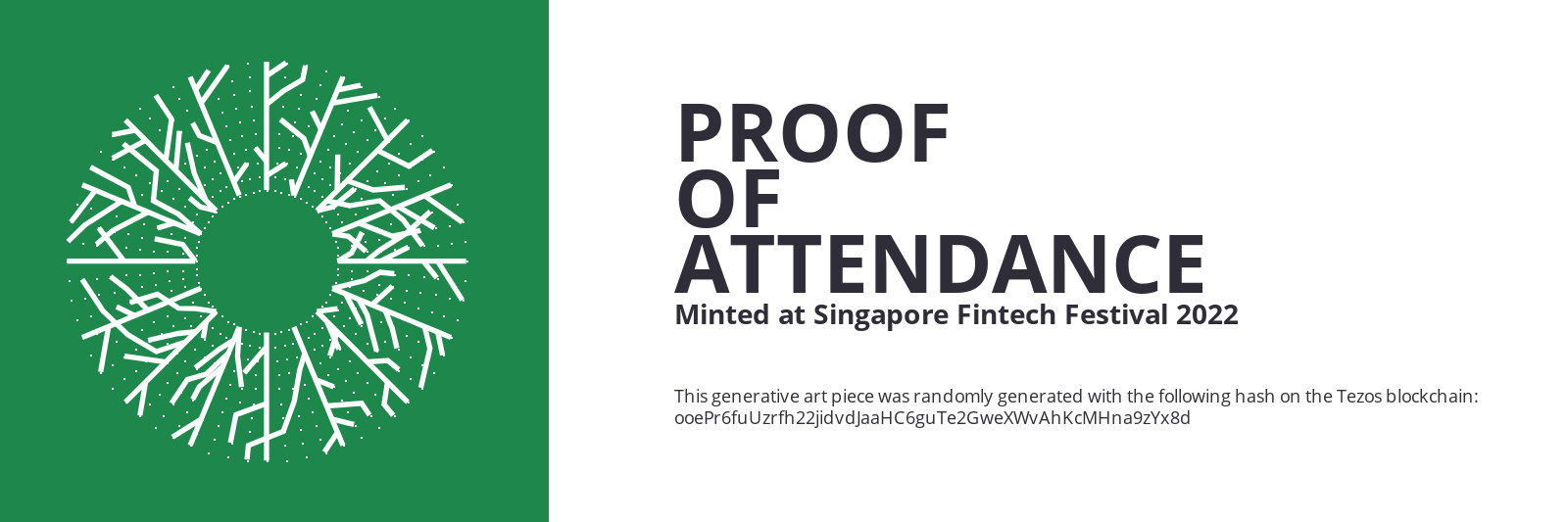 SFF2022 Proof of Attendance Token #1692 static token preview