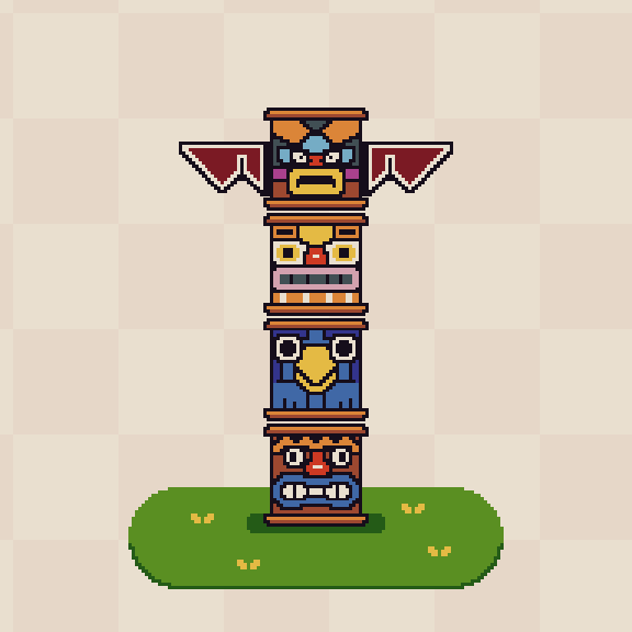 Tiki Totem #7 static token preview