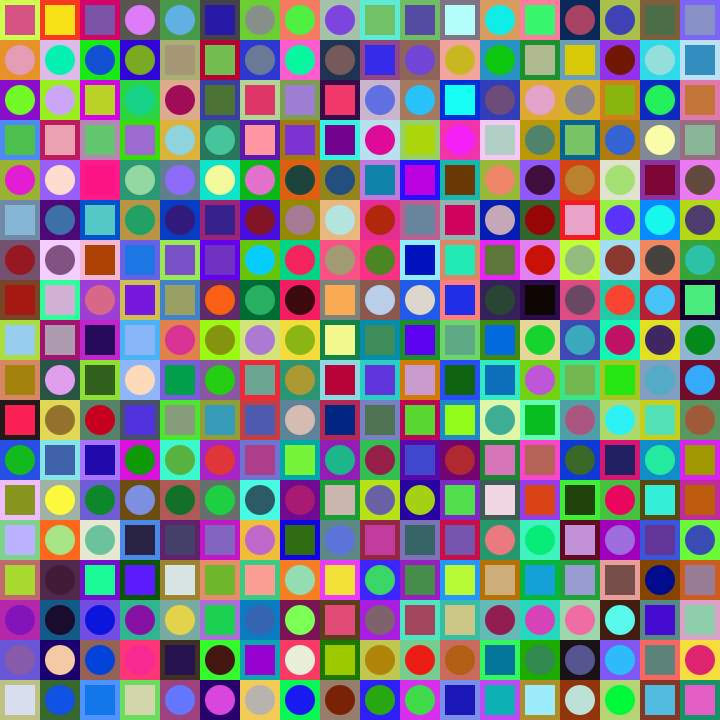 Square Dot Composition #17 static token preview