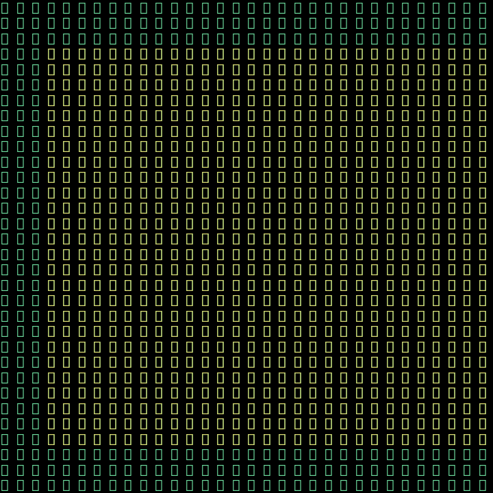 asciimatic #4 static token preview