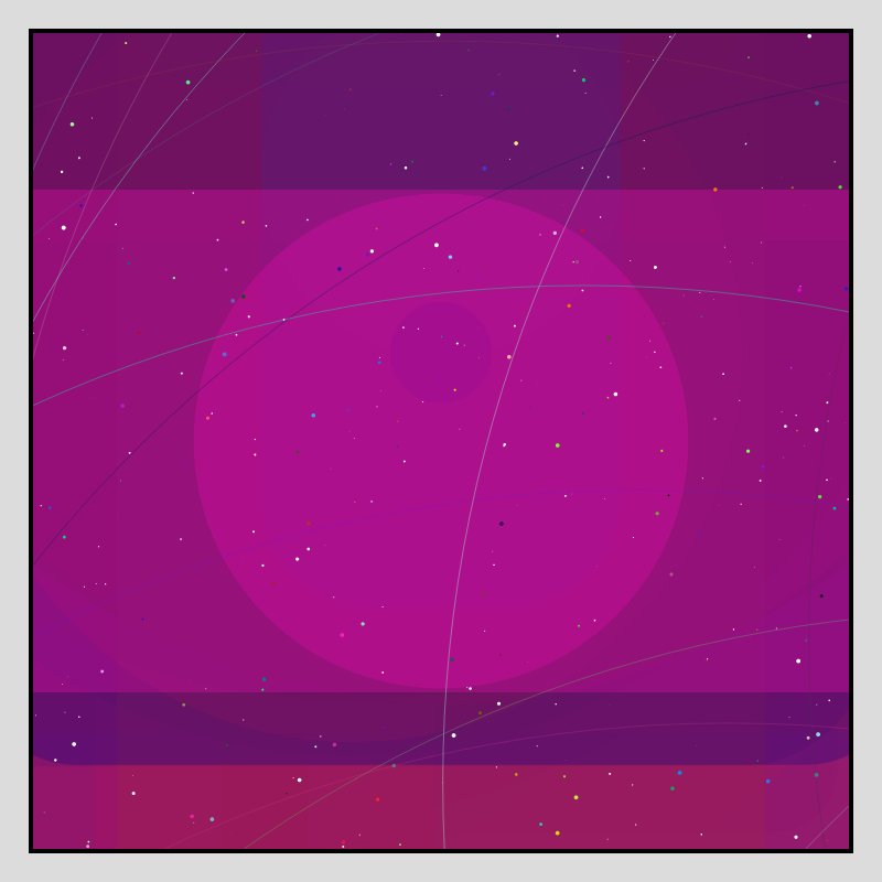 Color Field Starry B #13 static token preview