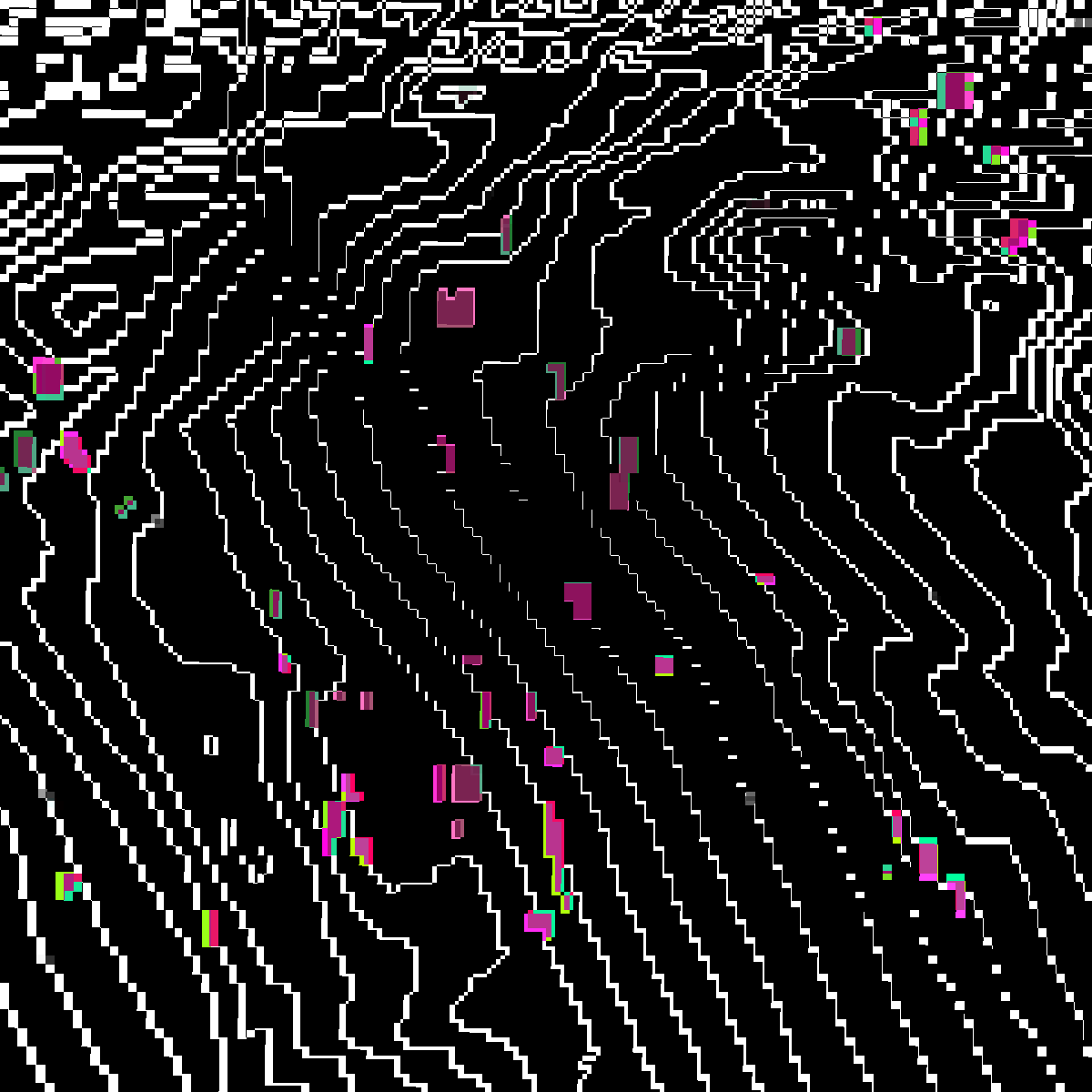 Pixel Topography #14 static token preview