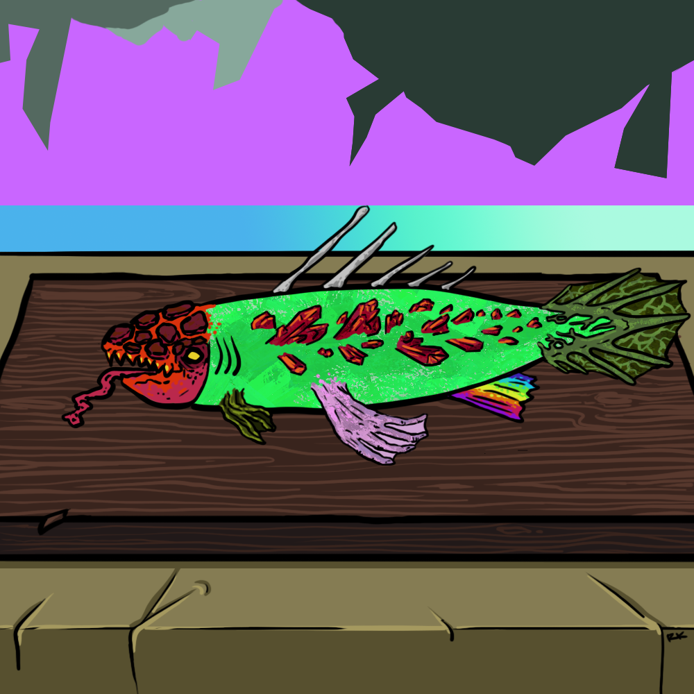 Monstrous Catch #11 static token preview