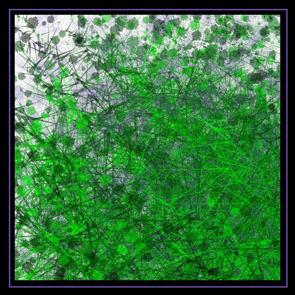 Abstract painting - vegetation #1 static token preview