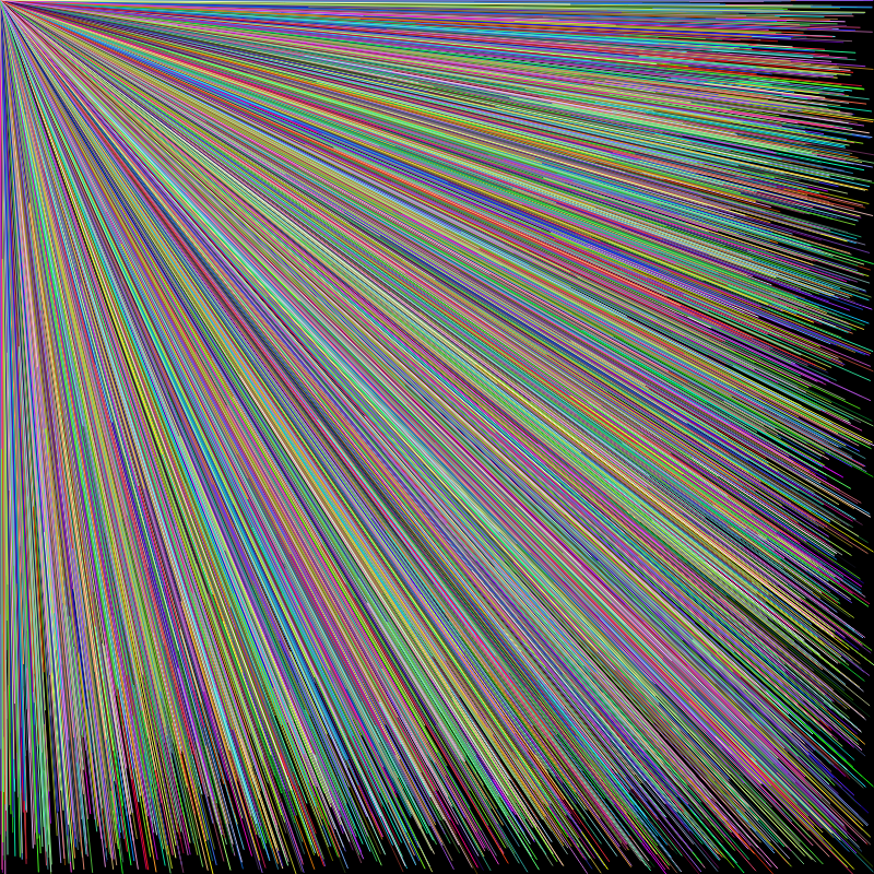 Colorful Lines #8 static token preview