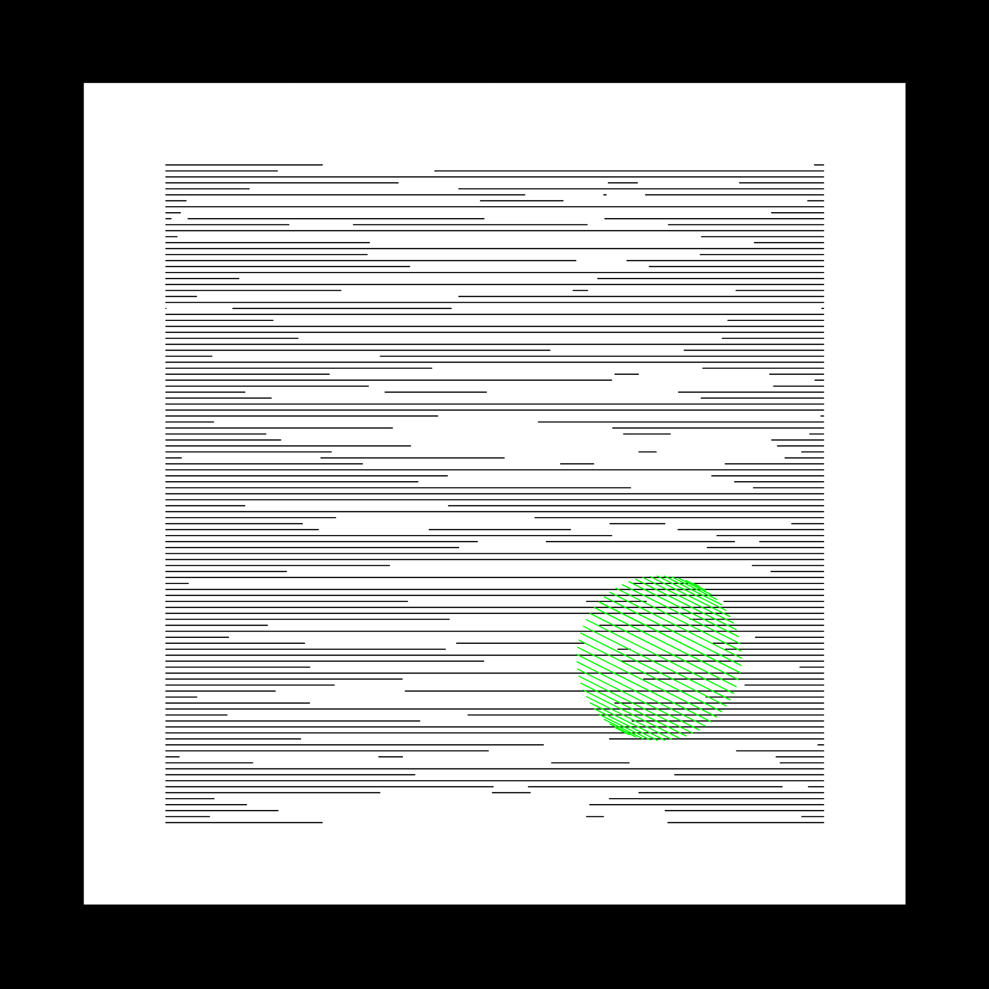 111 lignes horizontales et un rond #8 static token preview