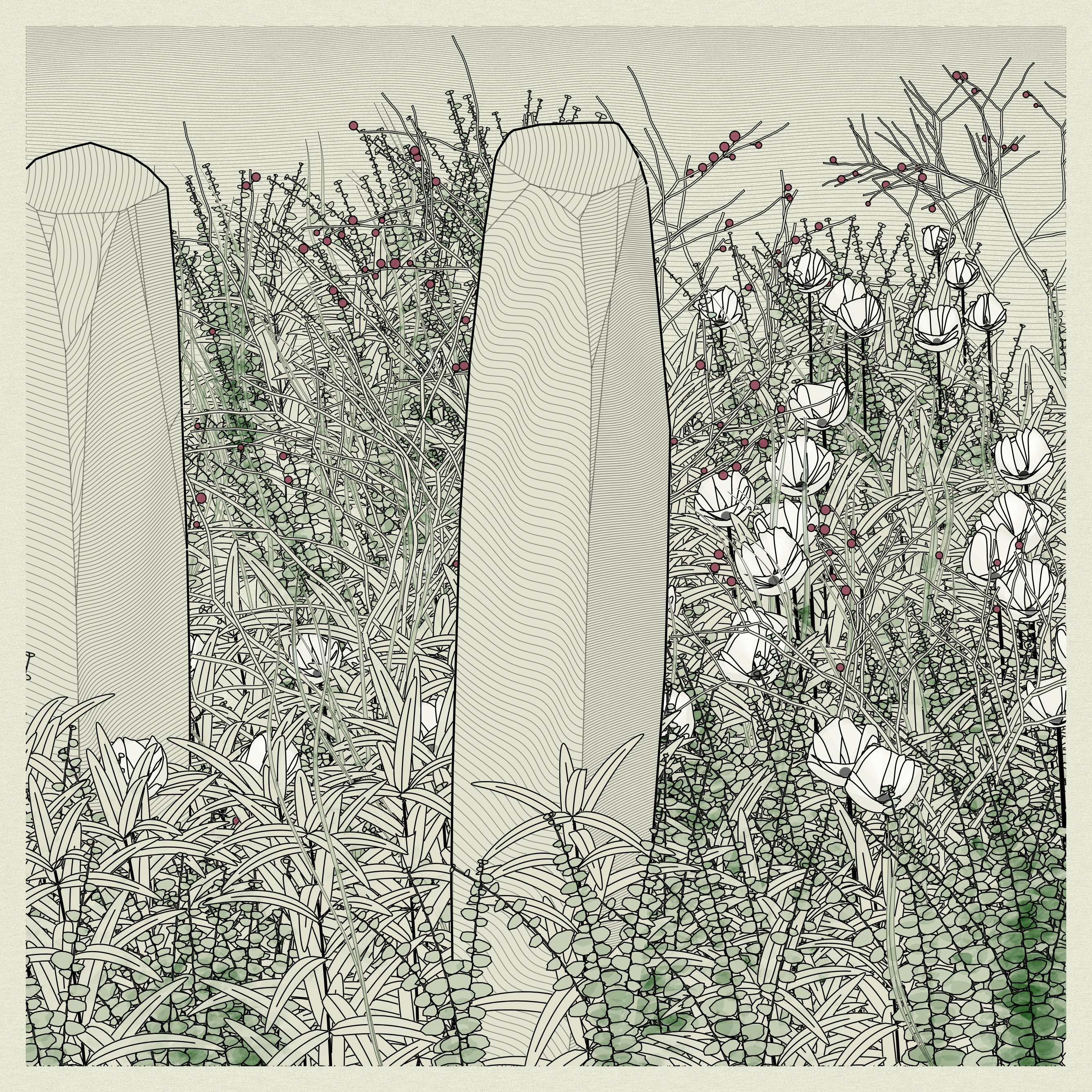Garden, Monoliths #170 static token preview