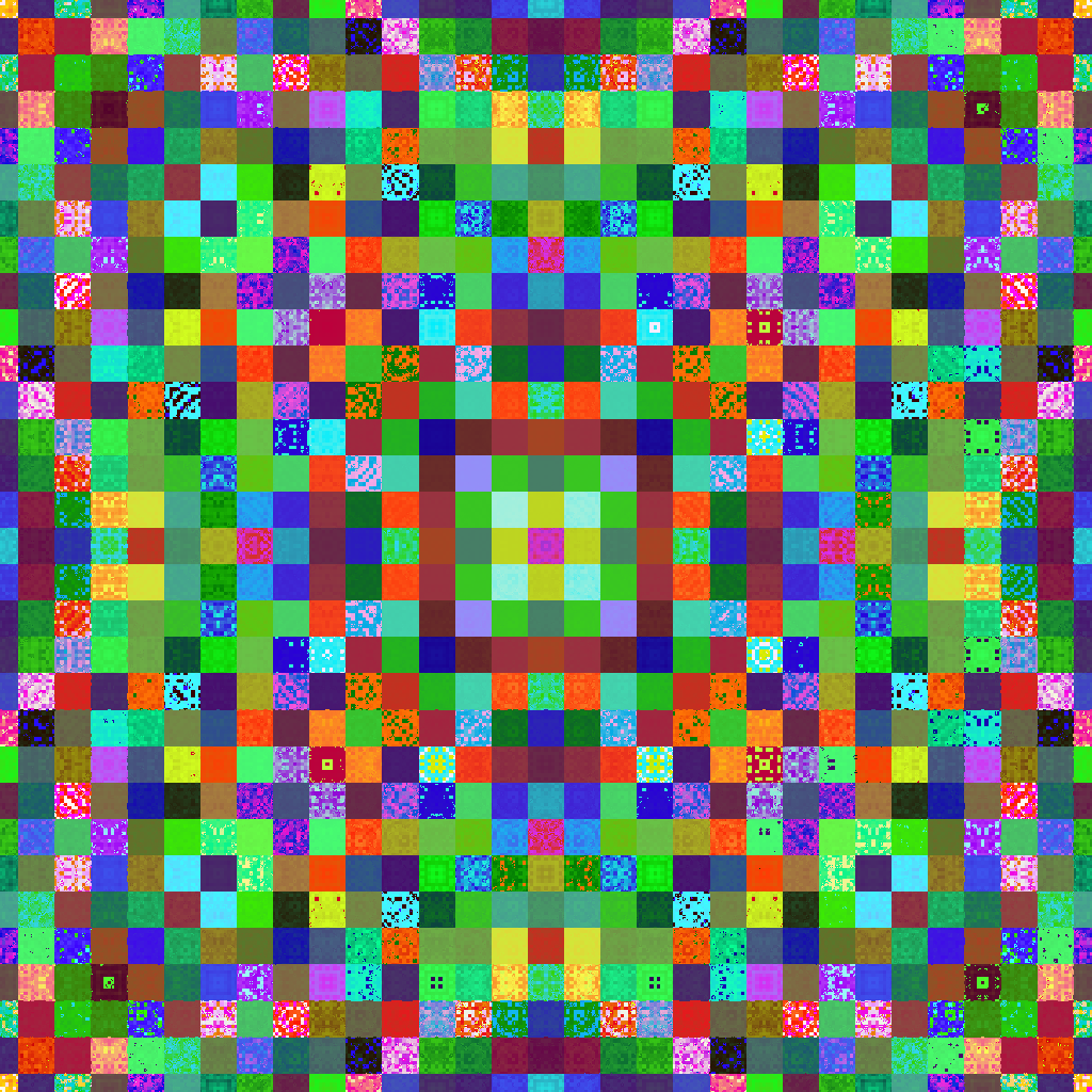 glitched quilt sq #6 static token preview