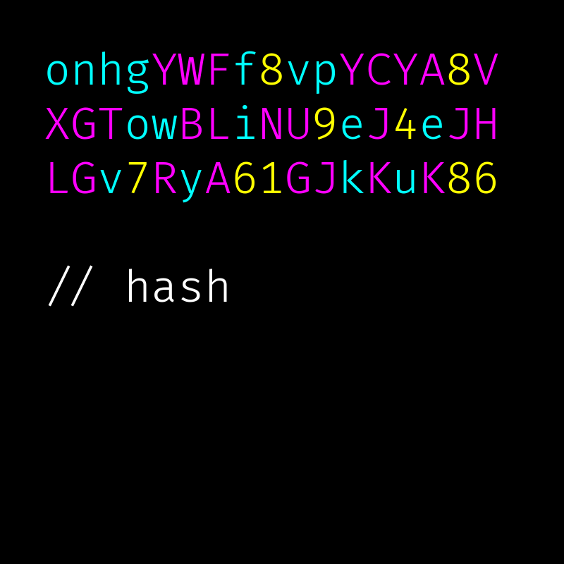 hash #4 static token preview