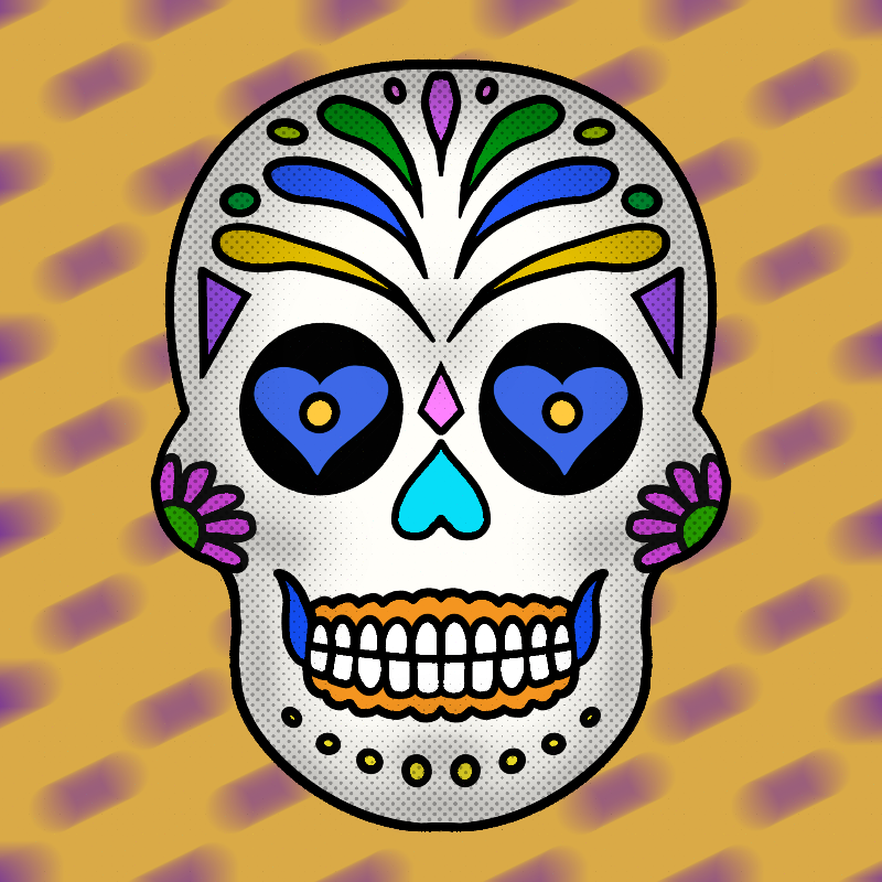 Sugar Skulls #152 static token preview