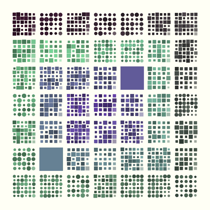 Pastel Grid #10 static token preview