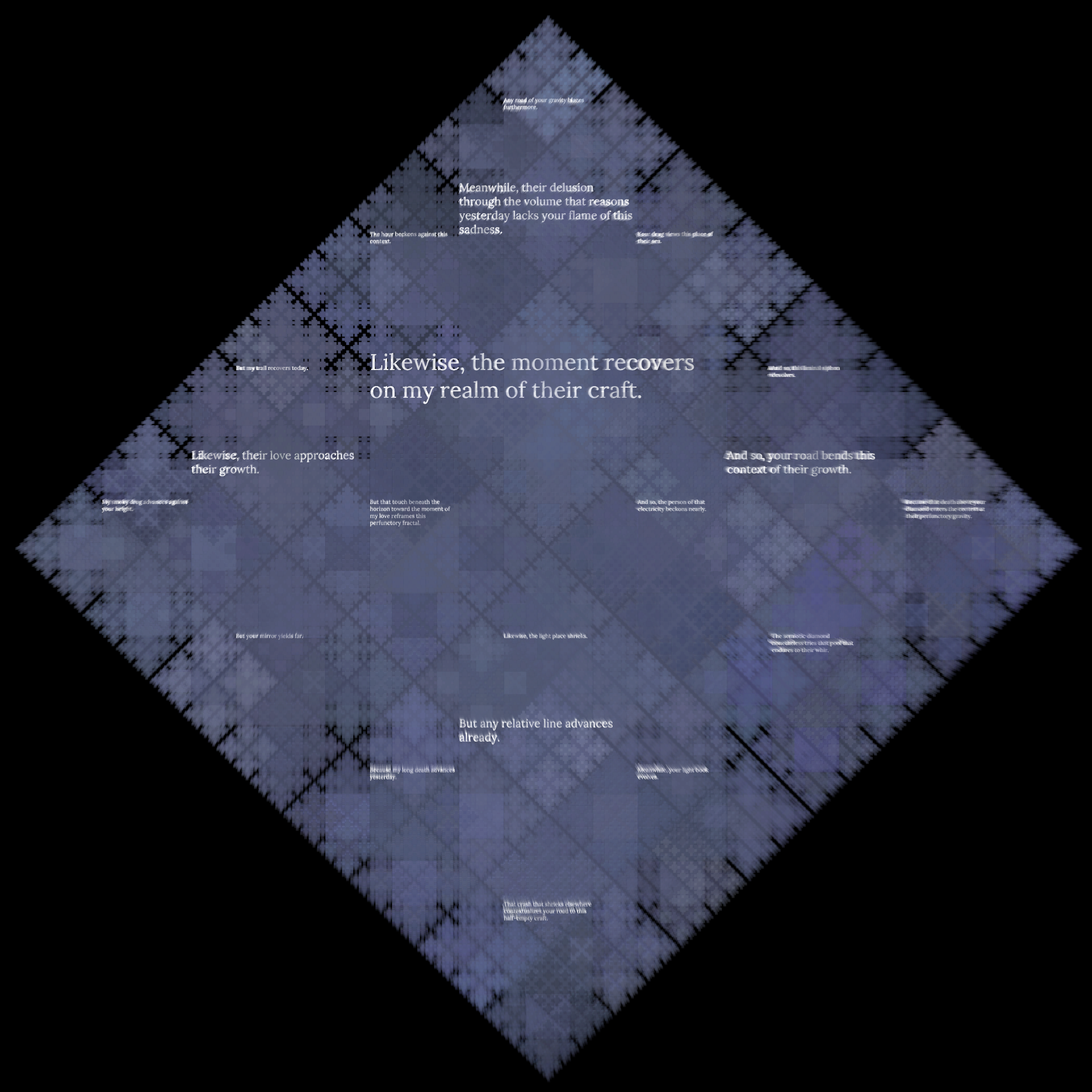 Diamond Fractal Fire #14 static token preview