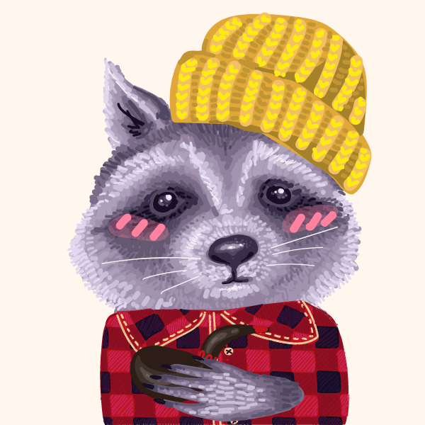 Cool Raccoon Collection #38 static token preview