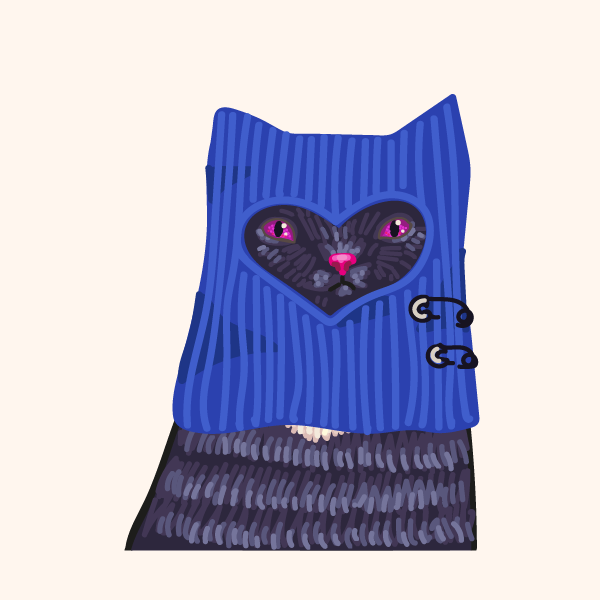 Kittens in balaclavas #6 static token preview