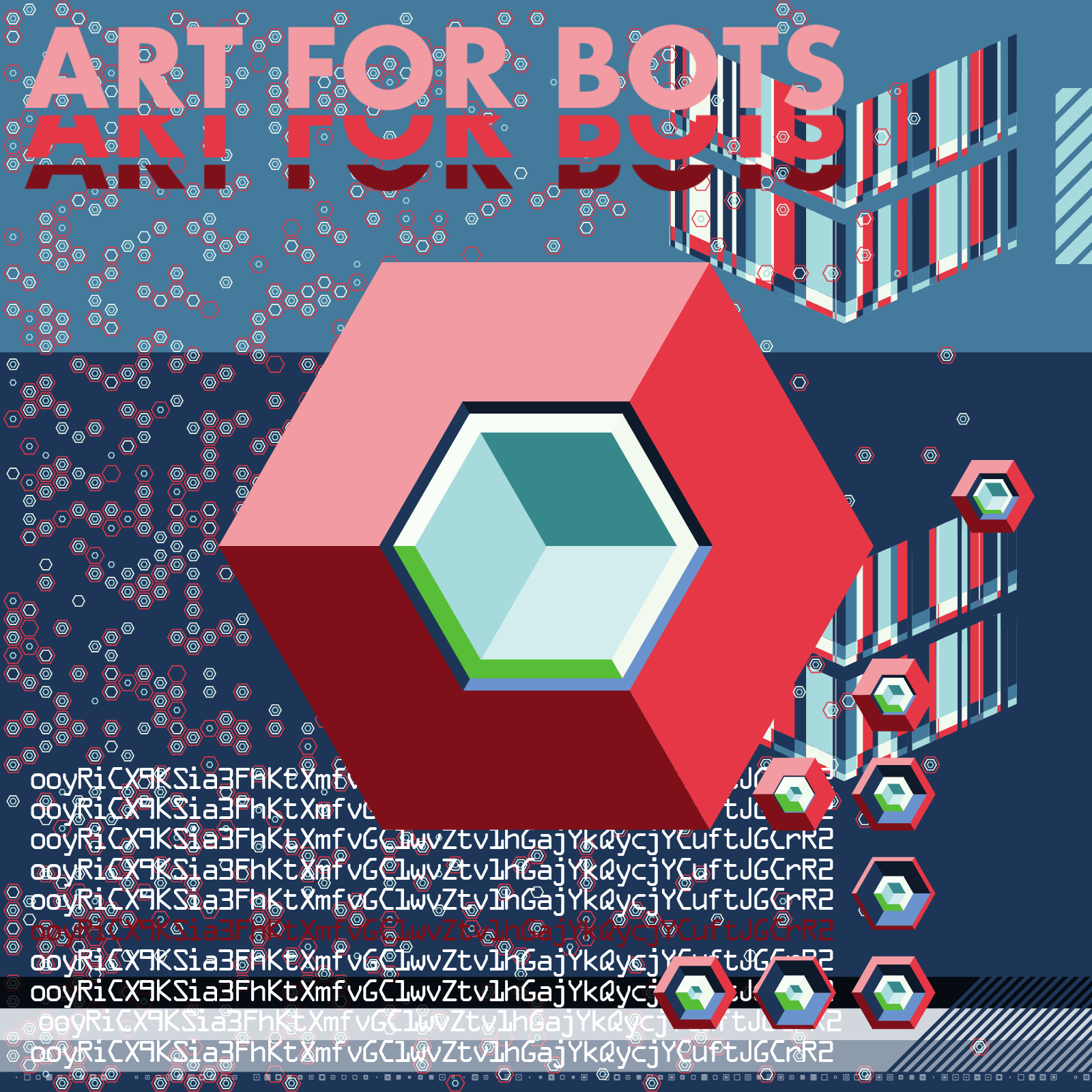 Hexagones - Art for Bots for Humans #2 static token preview