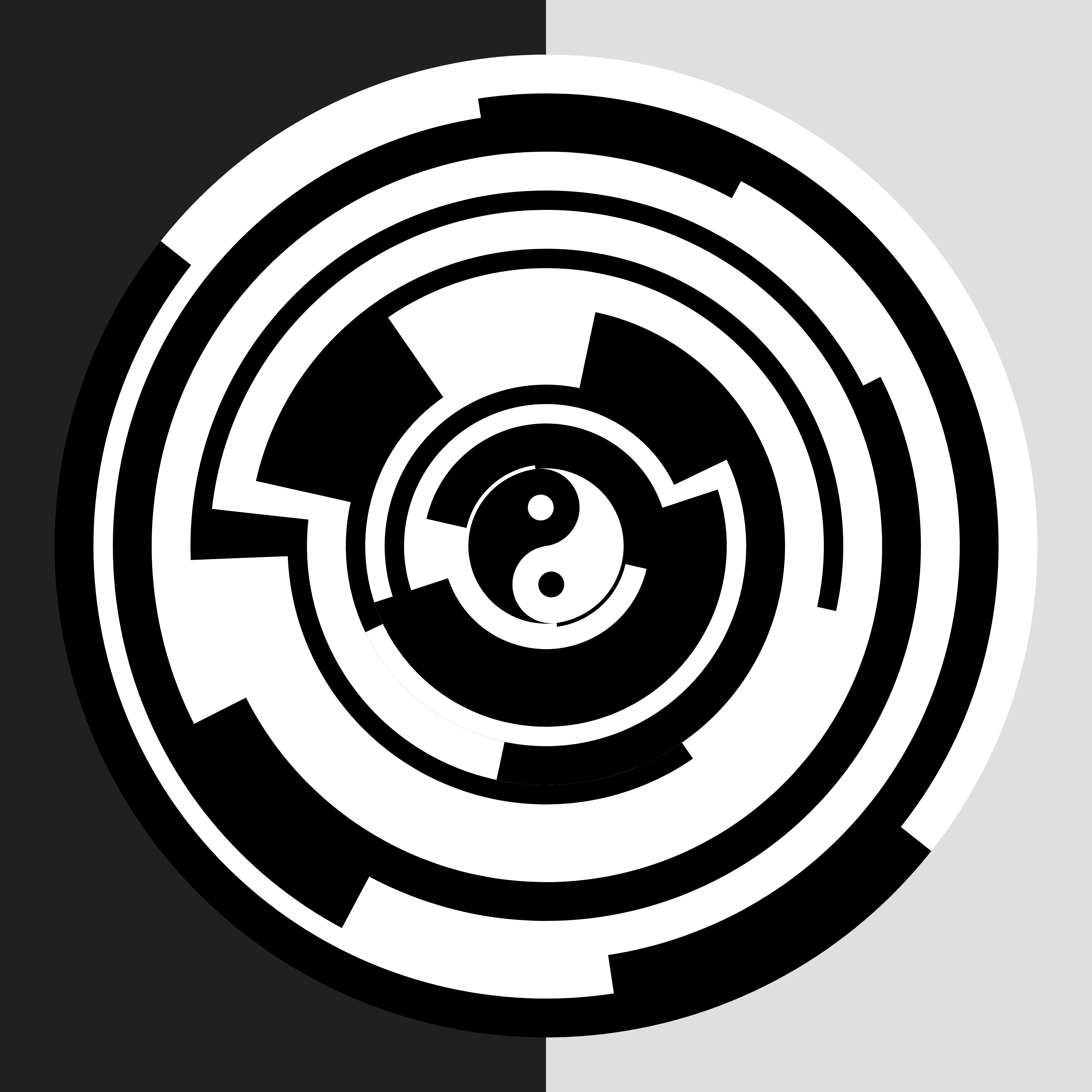 Taijitwo Twist — Monochrome Edition static project preview