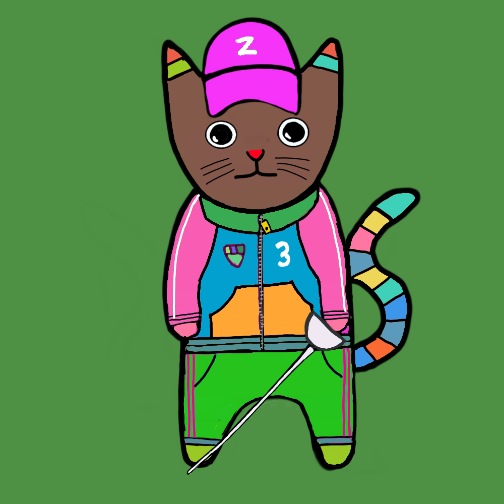 Sports cat #2 static token preview