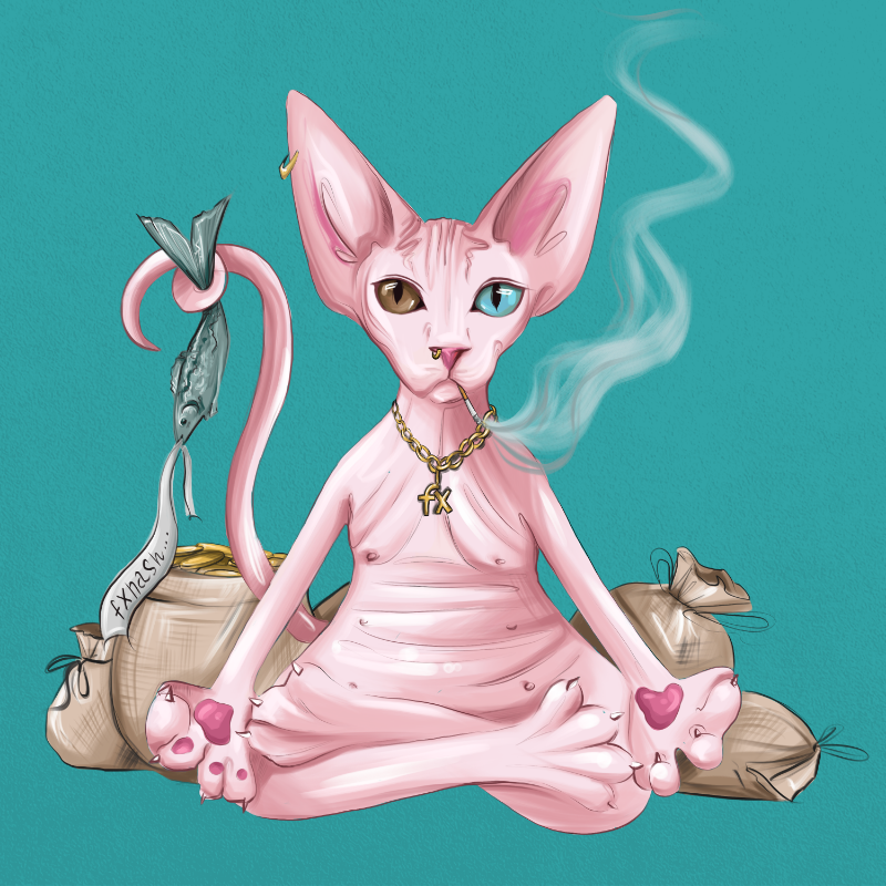 YogaCat #8 static token preview