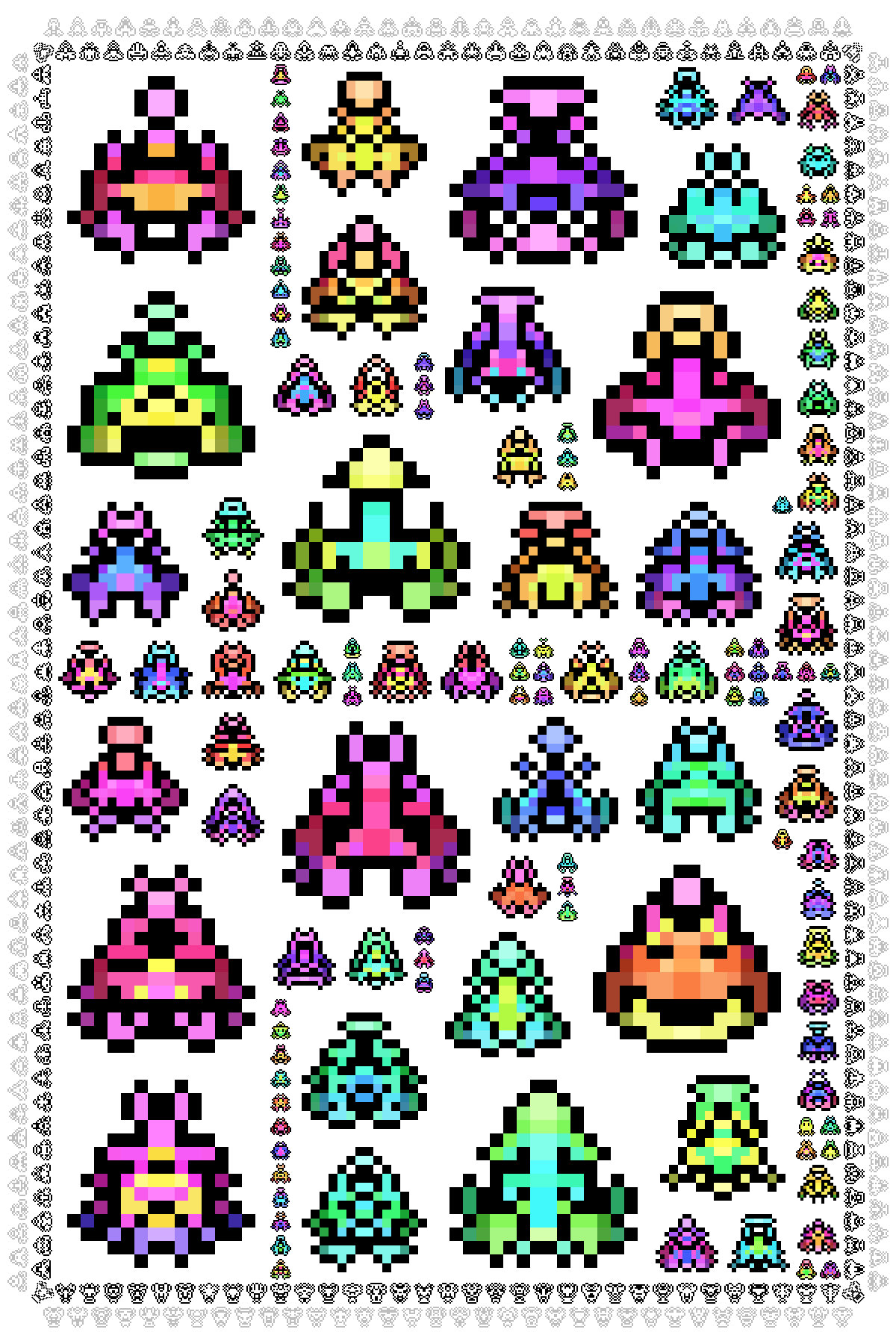 Pixel Spaceships #20 static token preview