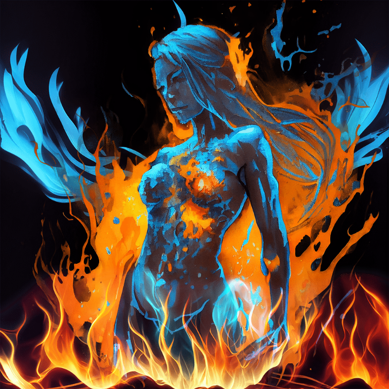 Blue Hestia #11 static token preview
