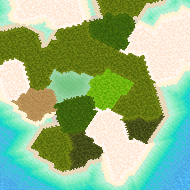 Littlecube Maps: Tropical Oasis Islands #1 static token preview