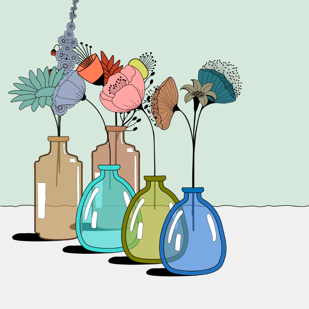 Flowers & Bottle #22 static token preview
