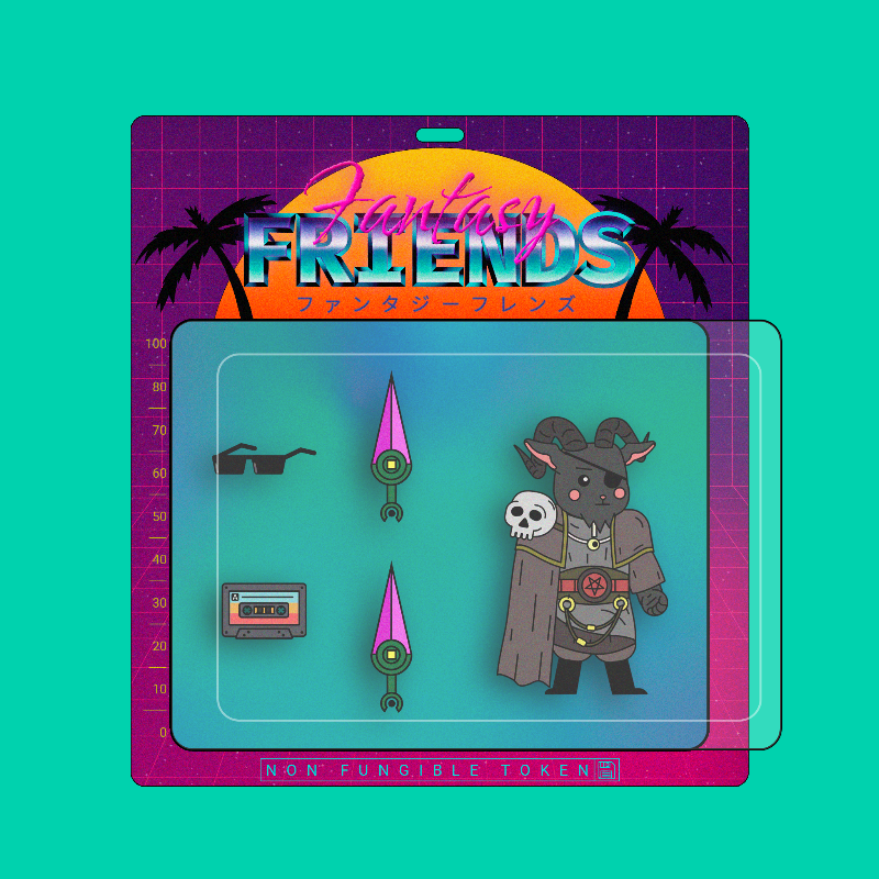 Fantasy Friends #100 static token preview