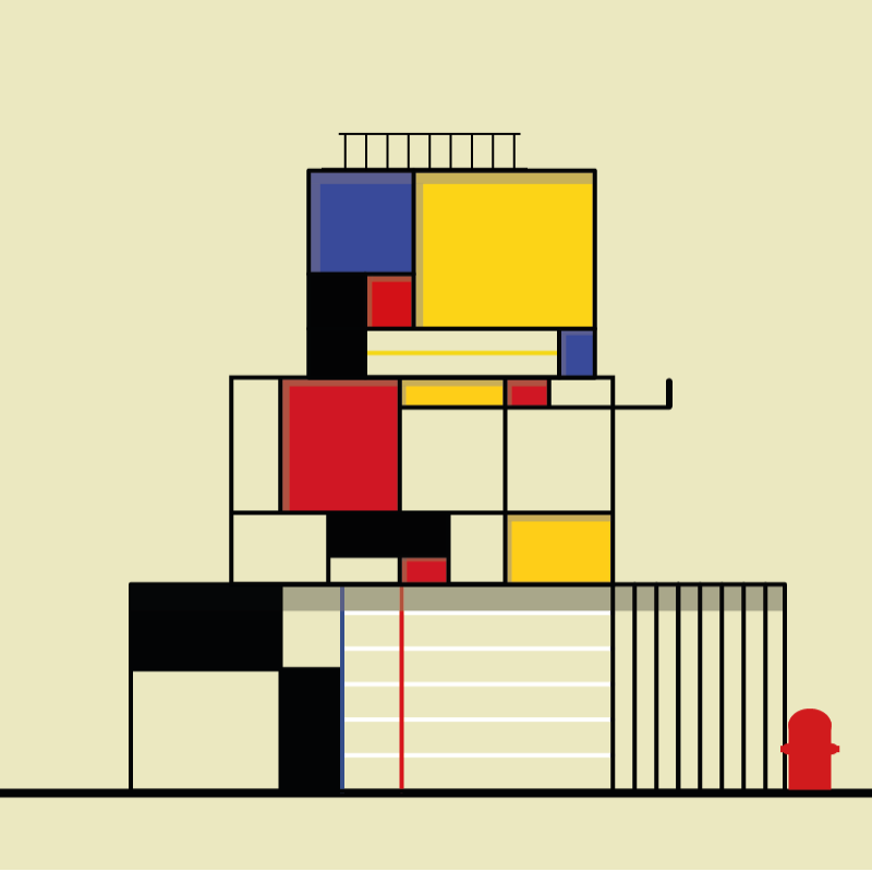 The Mondrian’s Houses #24 static token preview