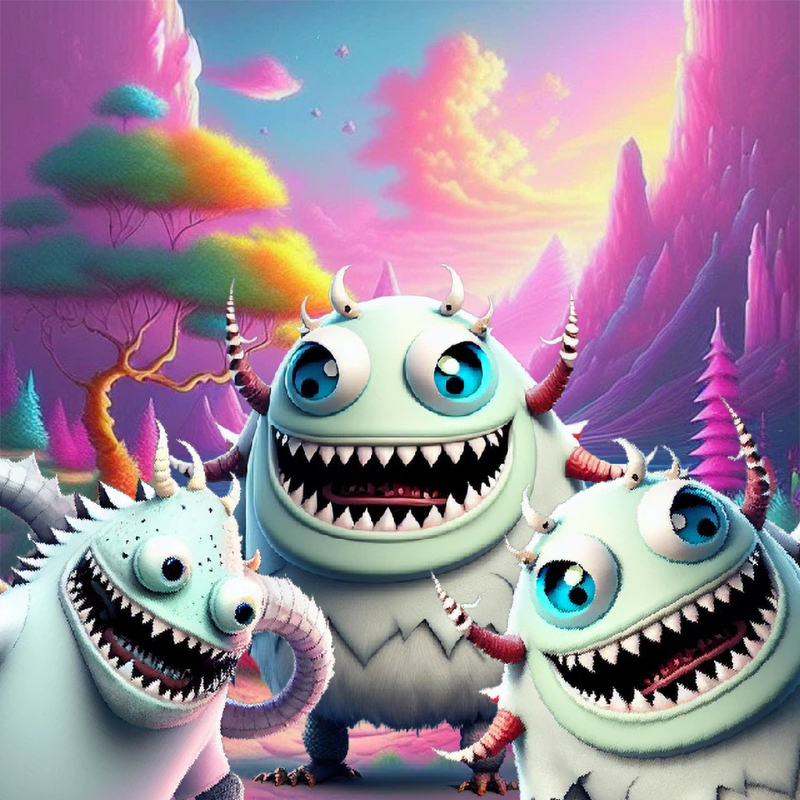 Candy Monsters #14 static token preview