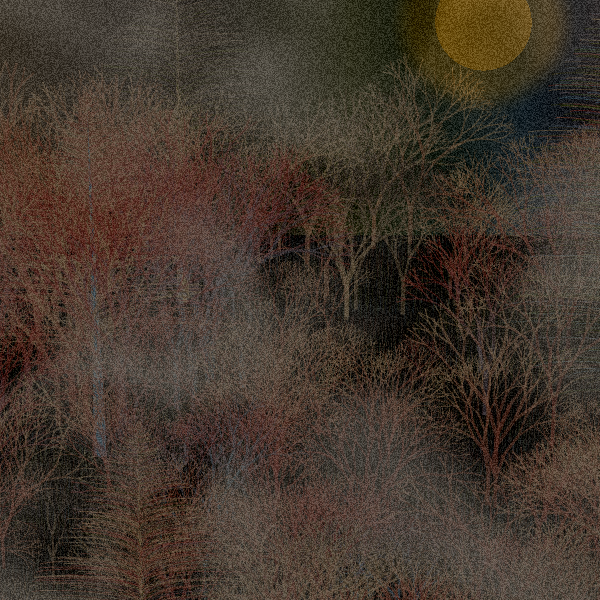 Moonlit Native Bush #105 static token preview