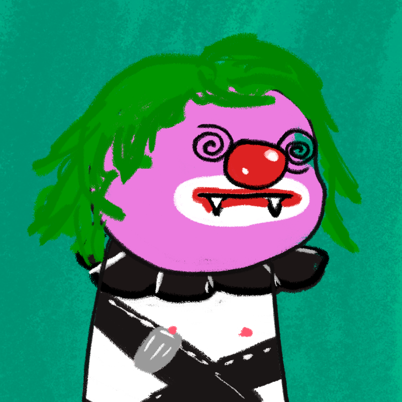 Peculiar clown #12 static token preview