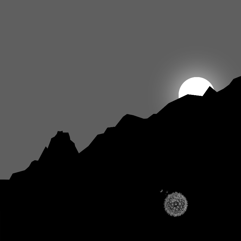 Dandelion at night #6 static token preview