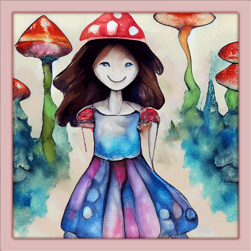 Alice and Mashroom #1 static token preview
