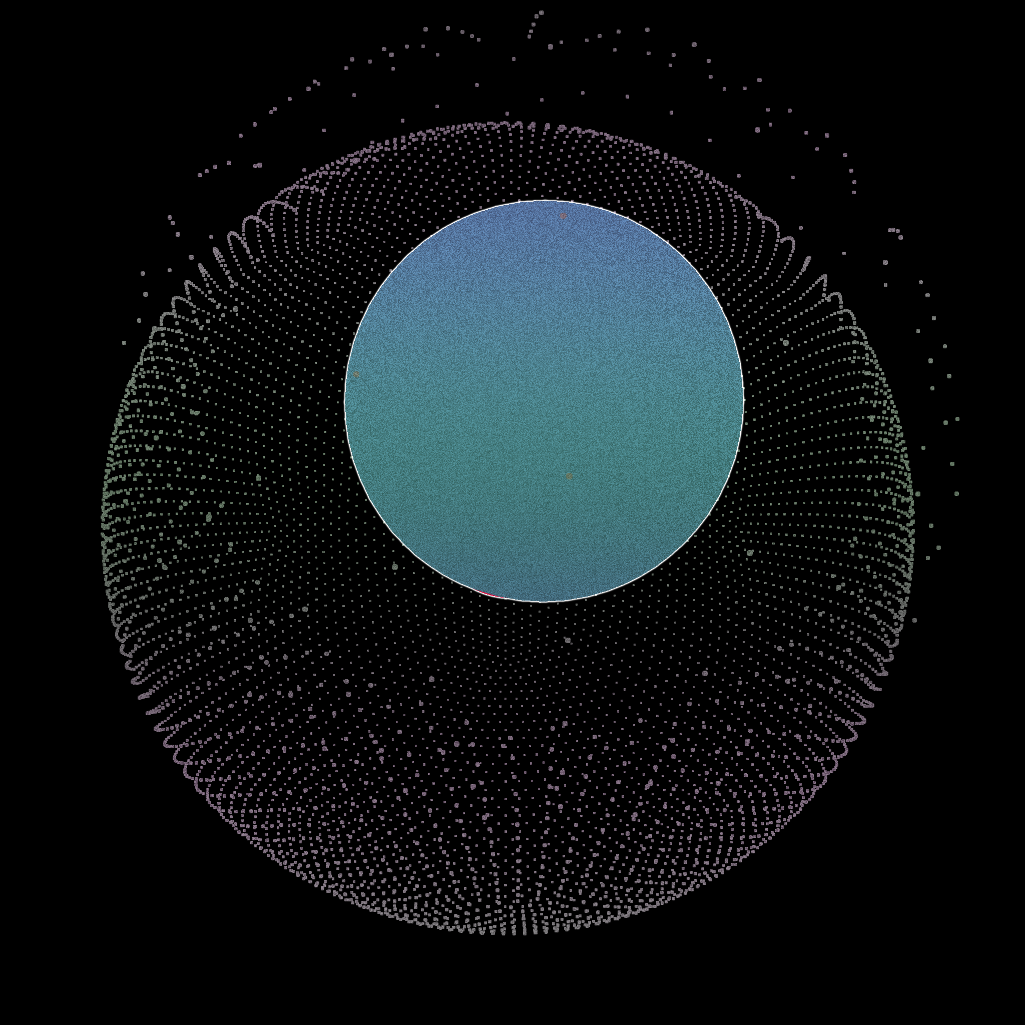 Cometary coma #13 static token preview