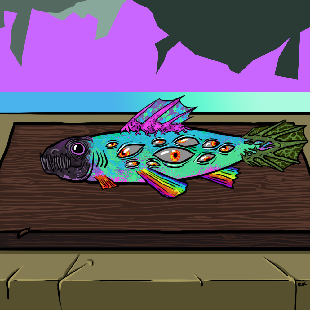 Monstrous Catch #55 static token preview