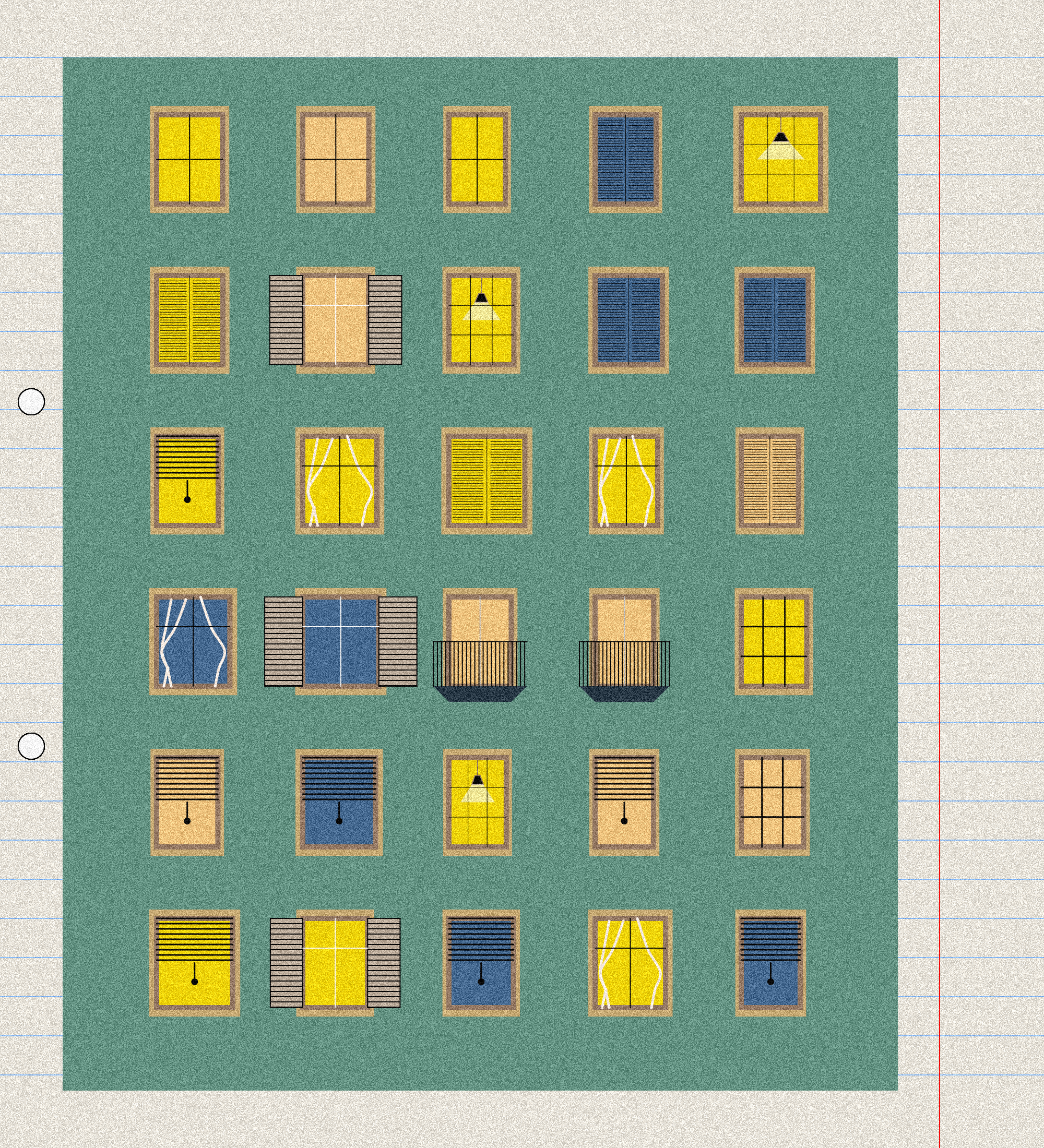 sketchbook page 9: windows #17 static token preview
