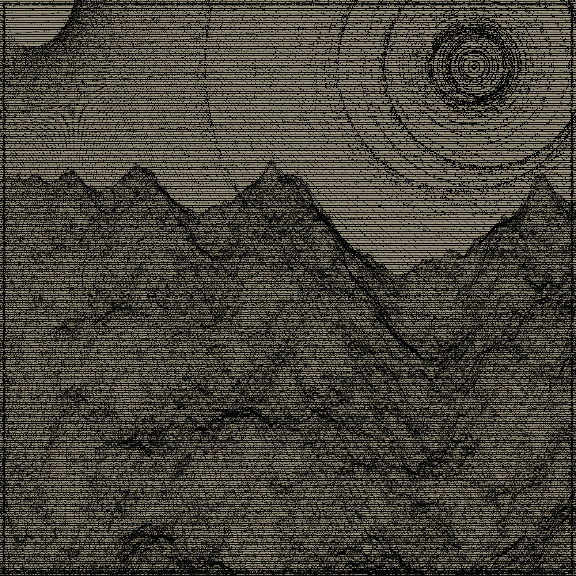 Surreal classic generative landscape #17 static token preview