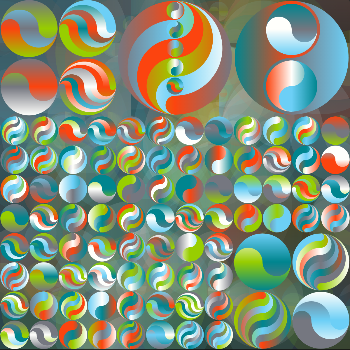 Yin and yang #1 static token preview