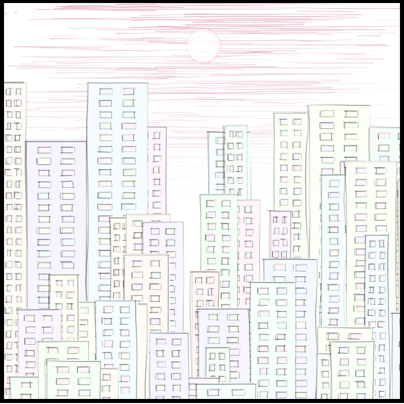 City sketch #3 static token preview