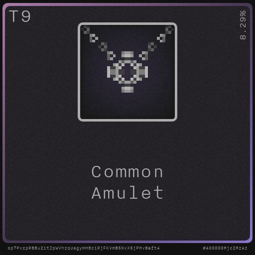 Gear for your quests - Amulet #14 static token preview