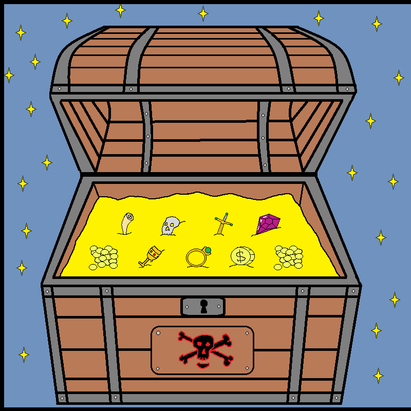 Treasure loot box #19 static token preview