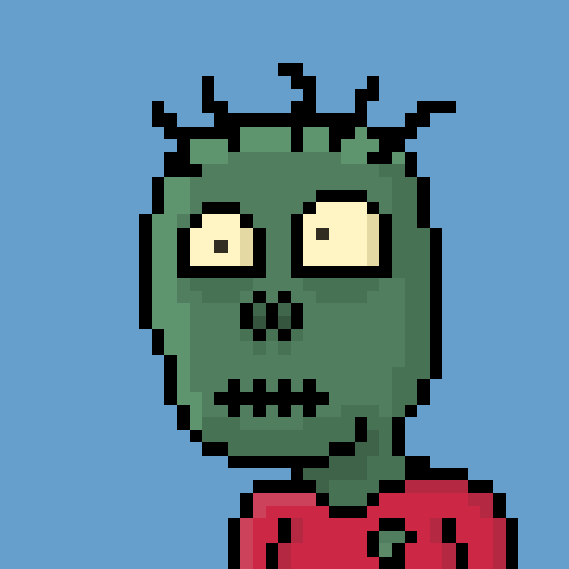Pixel Zombies #4 static token preview