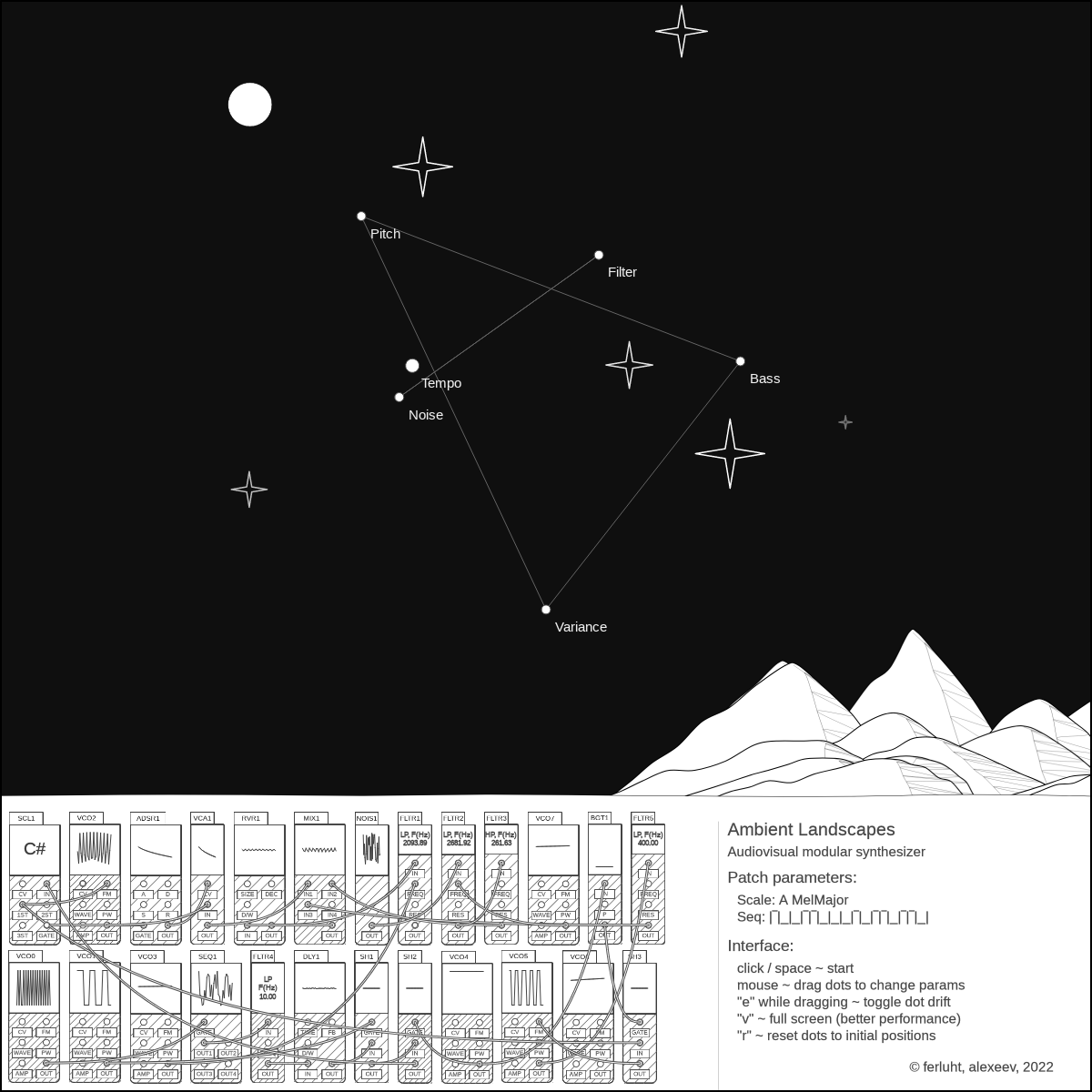Ambient Landscapes synthesizer #19 static token preview