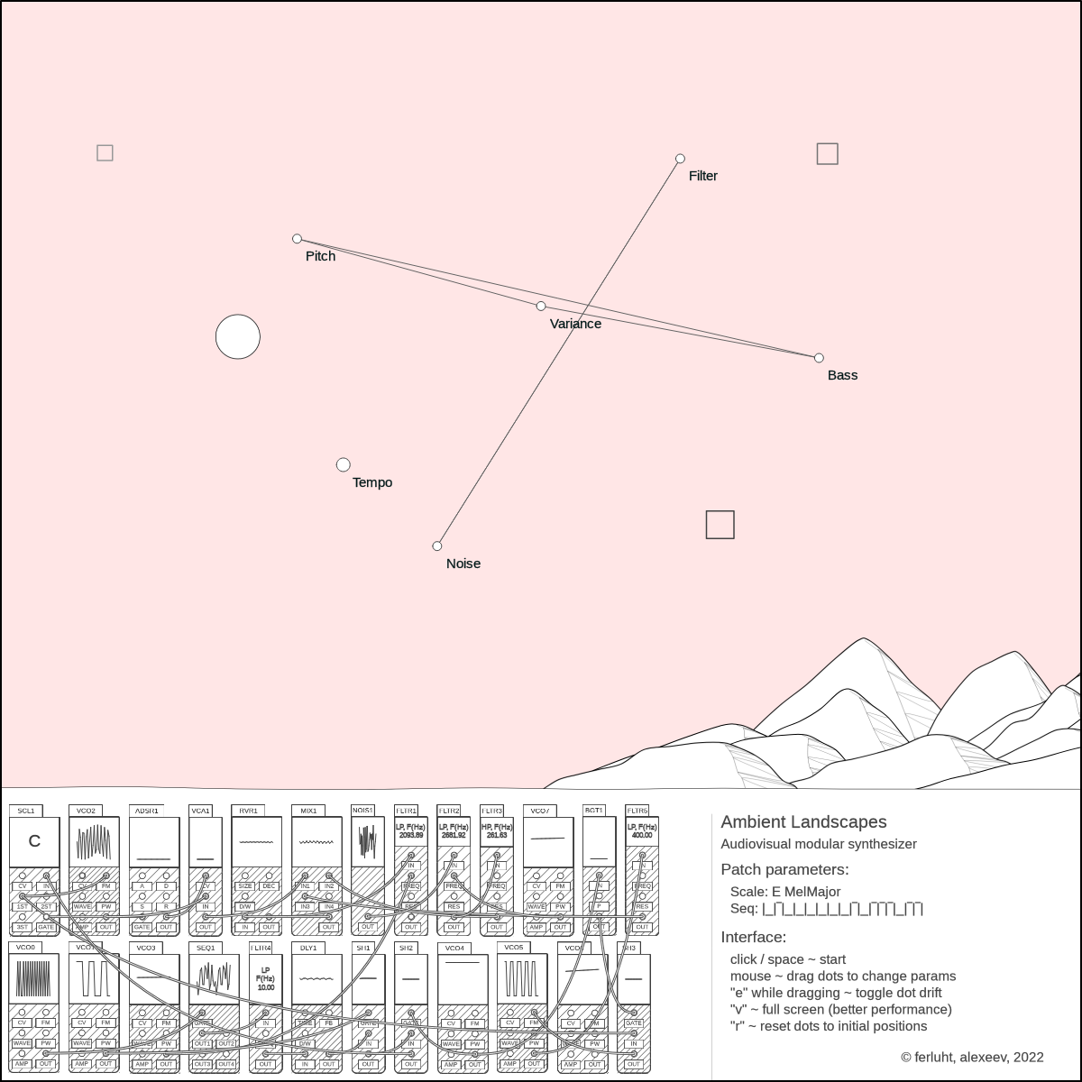 Ambient Landscapes synthesizer #9 static token preview