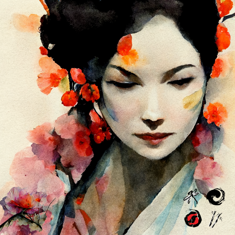 Spring Geisha #4 static token preview