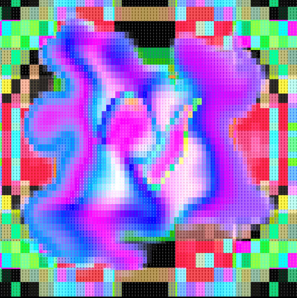 Pixelated Utopian Entity #21 static token preview