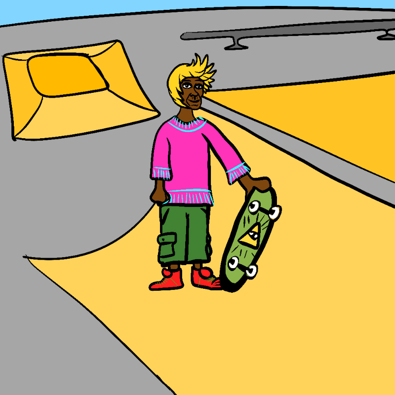 Skaterdudes #10 static token preview
