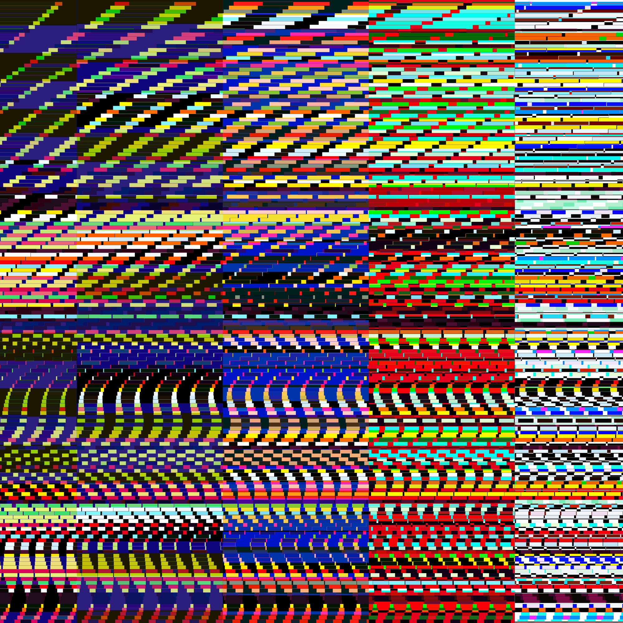 Glitchometry Stripes #7 static token preview
