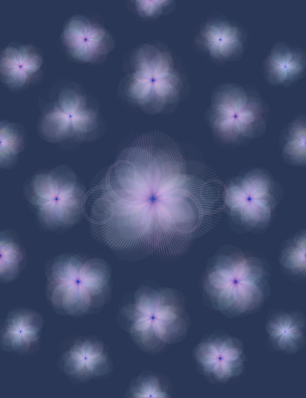 Fairy flower pattern #4 static token preview